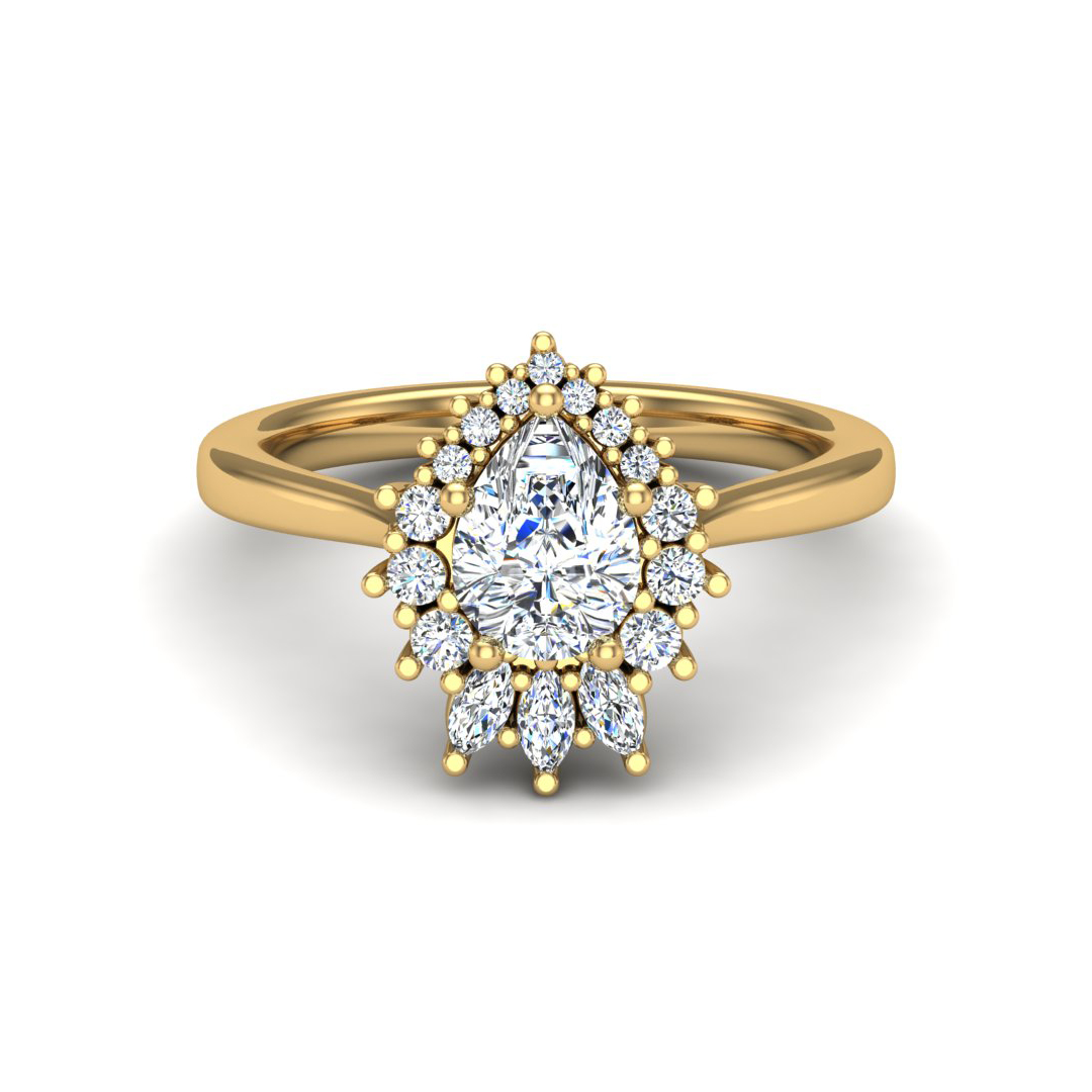 Talia Halo Engagement Ring
